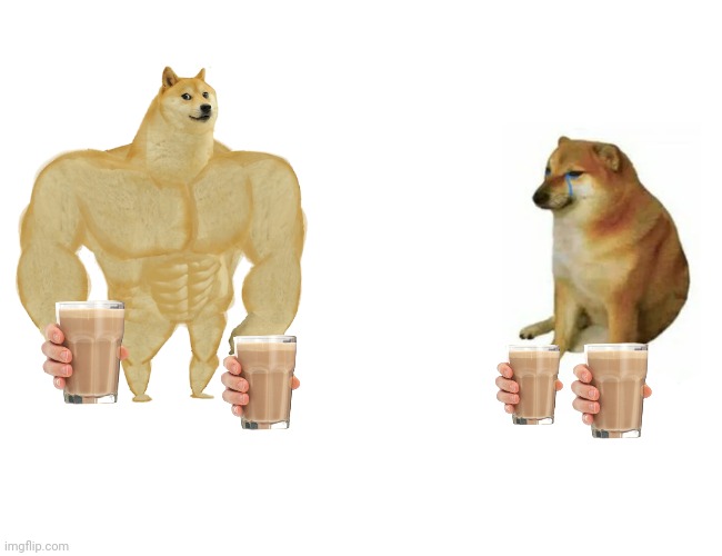 Buff Doge vs. Cheems Meme | image tagged in memes,buff doge vs cheems | made w/ Imgflip meme maker