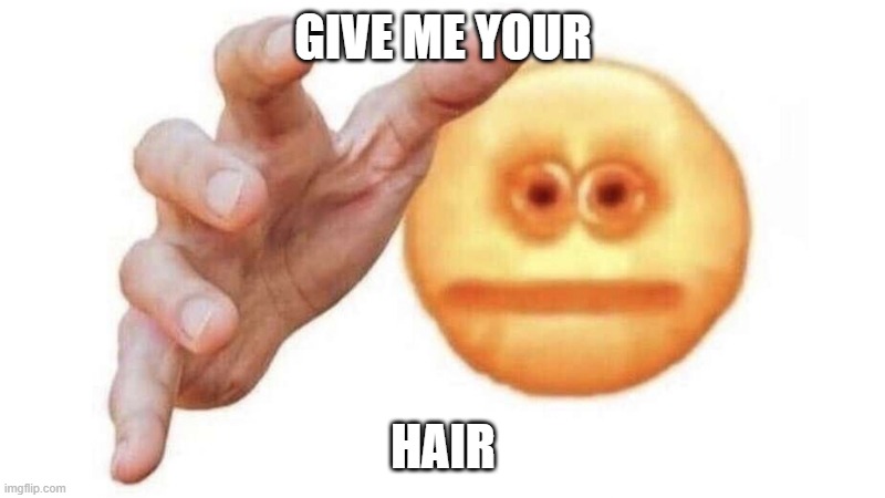 give me your template | GIVE ME YOUR HAIR | image tagged in give me your template | made w/ Imgflip meme maker