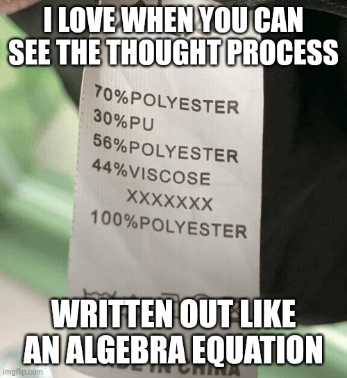 Mental Math | I LOVE WHEN YOU CAN SEE THE THOUGHT PROCESS; WRITTEN OUT LIKE AN ALGEBRA EQUATION | image tagged in memes,stupid,stupid people,first world problems,naked woman,funny | made w/ Imgflip meme maker