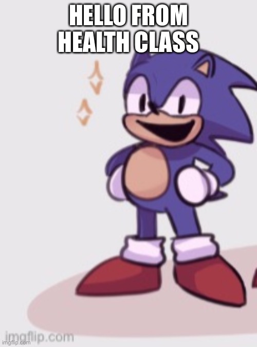 It’s faker :D | HELLO FROM HEALTH CLASS | image tagged in it s faker d | made w/ Imgflip meme maker