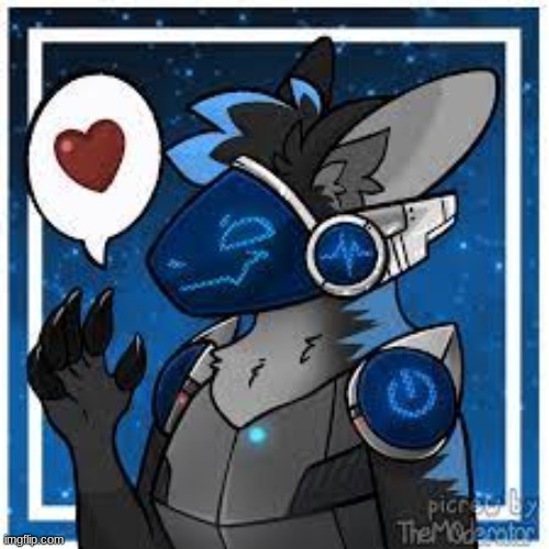 Draw him in your style | image tagged in protogen,furry | made w/ Imgflip meme maker