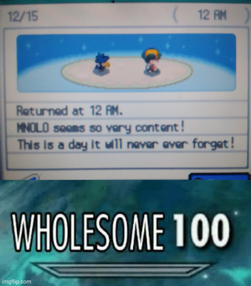 anyone else who still has a pokewalker today has my respect | image tagged in wholesome 100 | made w/ Imgflip meme maker