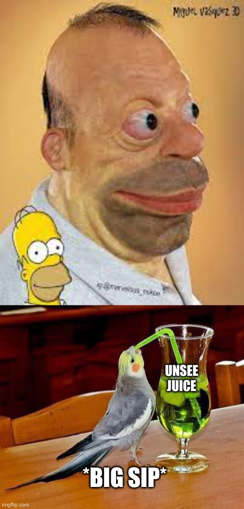  UNSEE JUICE; *BIG SIP* | image tagged in big sip,why,my eyes,memes,simp,funny memes | made w/ Imgflip meme maker