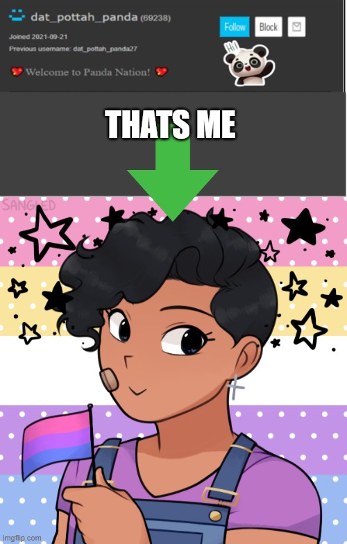 THATS ME | image tagged in dat_pottah_panda's annoncment template,dat_pottah_panda | made w/ Imgflip meme maker