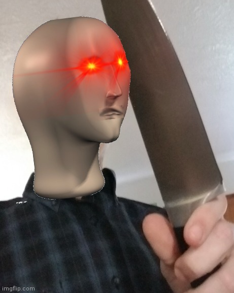 silverado_boy w/ butcher knife Blank Meme Template