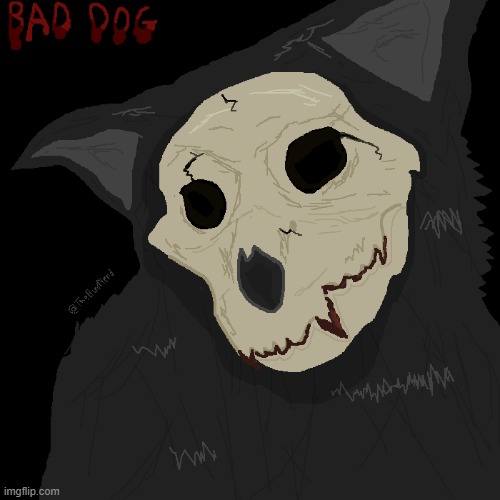 i drew a skulldog- | made w/ Imgflip meme maker