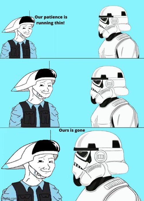 image tagged in star wars,stormtrooper,rebel,the empire strikes back | made w/ Imgflip meme maker