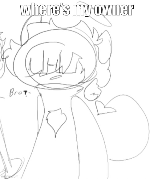 nero saying b r o | where’s my owner | image tagged in nero saying b r o | made w/ Imgflip meme maker