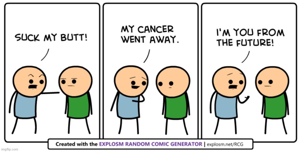 blue guy is absolutely delusional | made w/ Imgflip meme maker