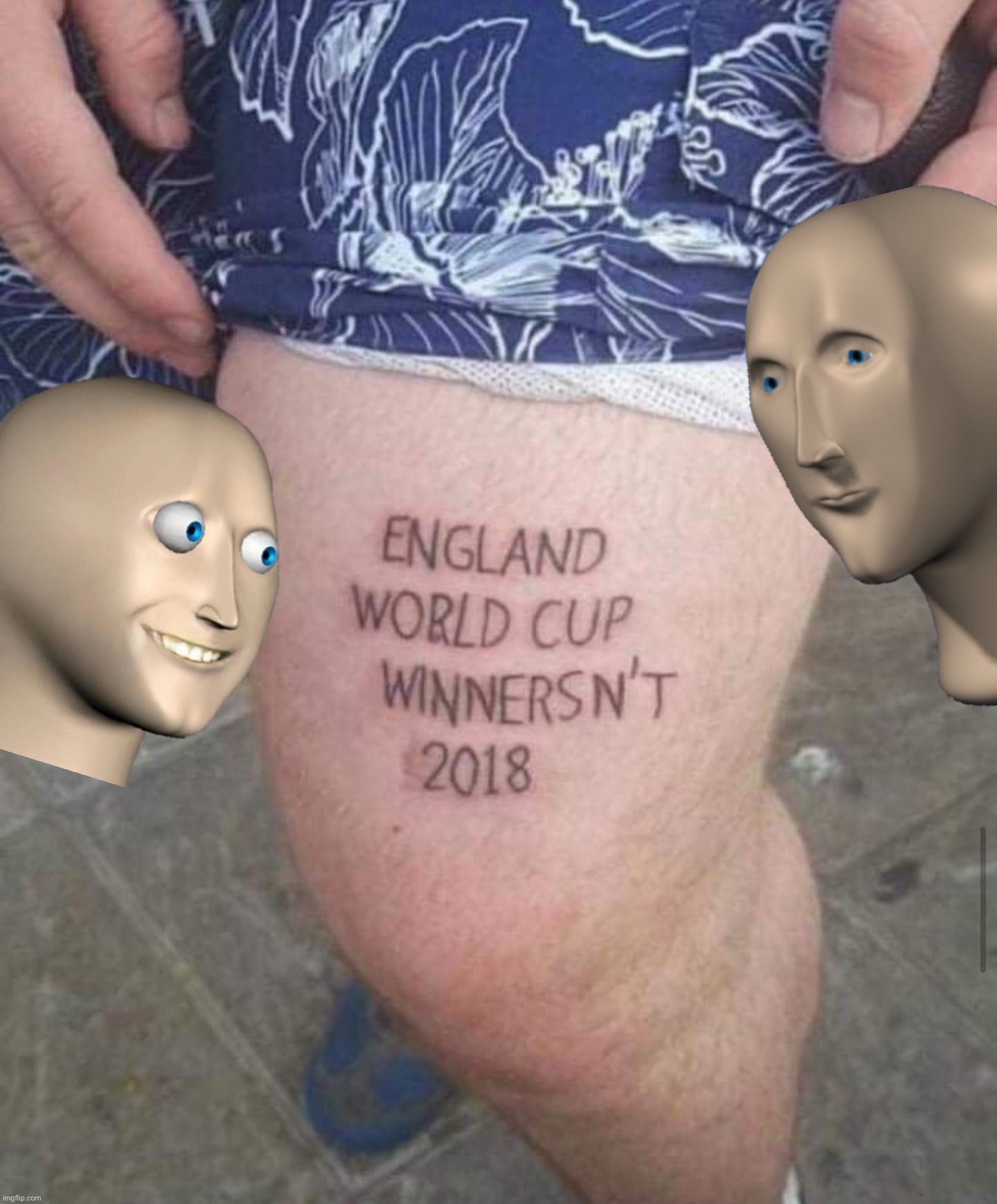 High Quality England World Cup winnersn’t 2018 Blank Meme Template