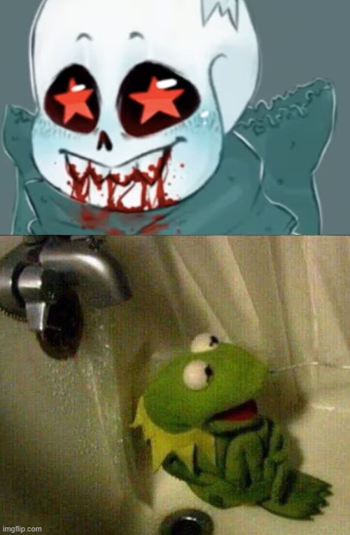 I'm ok with Yanberry, BUT THIS IS A WHOLE NEW LEVEL OF TERRIFYING BLUEBERRY(Horror!Swap) | image tagged in kermit crying terrified in shower | made w/ Imgflip meme maker