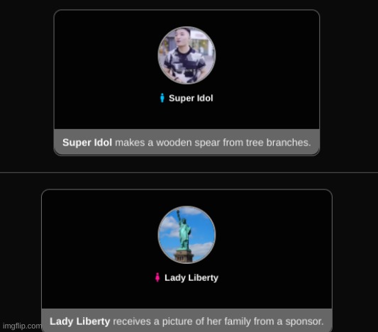 but lady liberty has no family? what is her brother the eiffel tower? | made w/ Imgflip meme maker