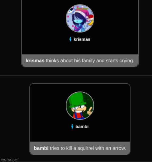 krismas cries about it :) | made w/ Imgflip meme maker