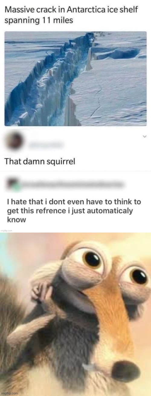 Iconic moments | image tagged in ice age squirrel in love | made w/ Imgflip meme maker