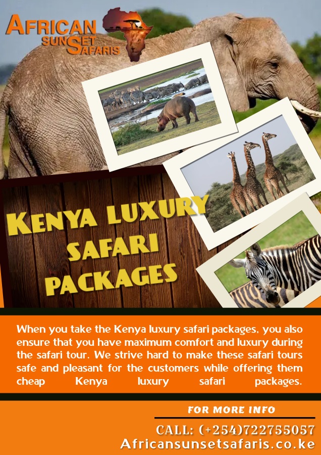 Kenya Luxury Safari Packages Blank Meme Template