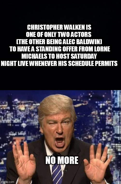 image tagged  black backgroundalec baldwin donald trump imgflip