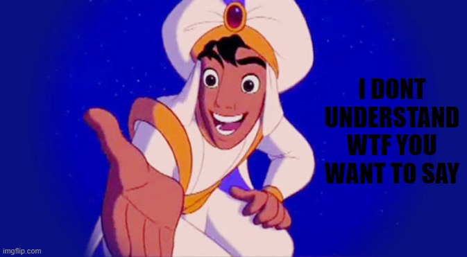 Do You Trust Me? | I DONT UNDERSTAND WTF YOU WANT TO SAY | image tagged in do you trust me | made w/ Imgflip meme maker