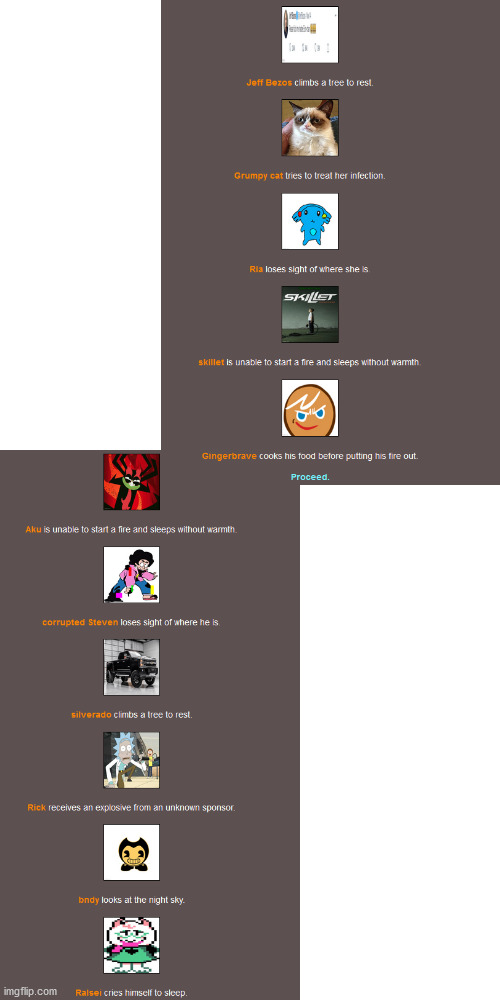 Part 10: night 3 | image tagged in memes,blank transparent square | made w/ Imgflip meme maker