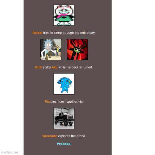part 18: day 6 | image tagged in hunger games | made w/ Imgflip meme maker