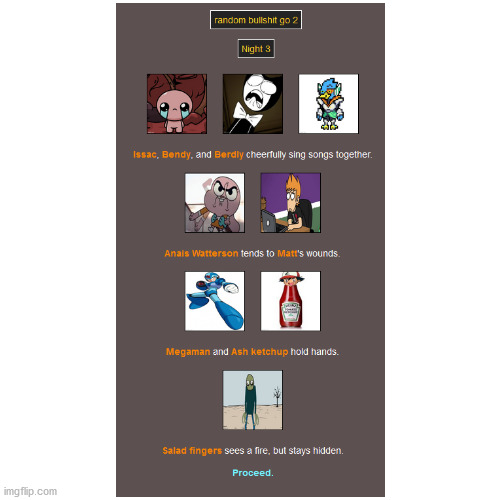 Part 11: night 3 | image tagged in hunger games | made w/ Imgflip meme maker