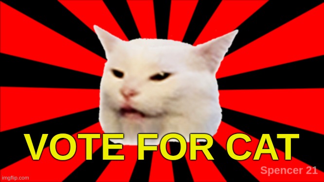 Starburst Smudge | VOTE FOR CAT | image tagged in starburst smudge | made w/ Imgflip meme maker