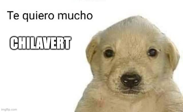 te quiero mucho | CHILAVERT | image tagged in te quiero mucho | made w/ Imgflip meme maker