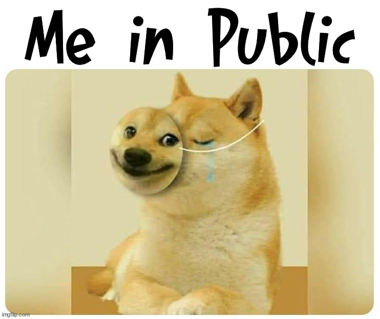 Me in Public | image tagged in depression | made w/ Imgflip meme maker