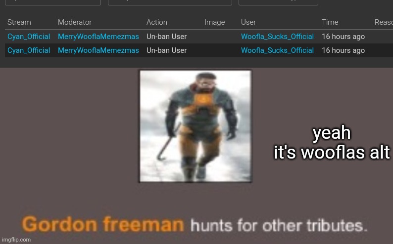 bruh | yeah
it's wooflas alt | made w/ Imgflip meme maker