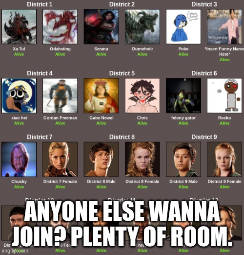 join | ANYONE ELSE WANNA JOIN? PLENTY OF ROOM. | image tagged in u | made w/ Imgflip meme maker