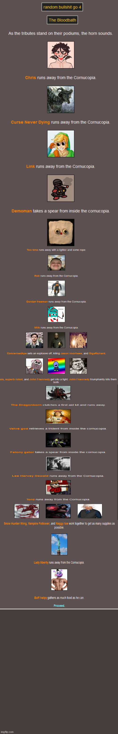 Part 1: the bloodbath | image tagged in memes,blank transparent square | made w/ Imgflip meme maker