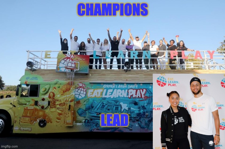 Let's see more of this! | CHAMPIONS; LEAD | image tagged in reading,books,nba,leadership | made w/ Imgflip meme maker