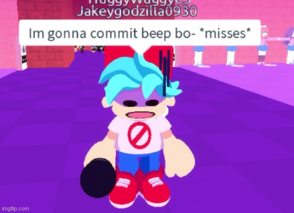 *misses* | image tagged in friday night funkin,roblox meme | made w/ Imgflip meme maker