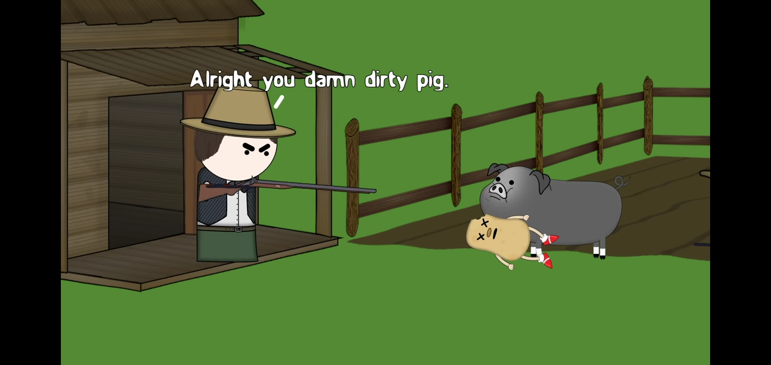 High Quality Alright you damn dirty pig Blank Meme Template