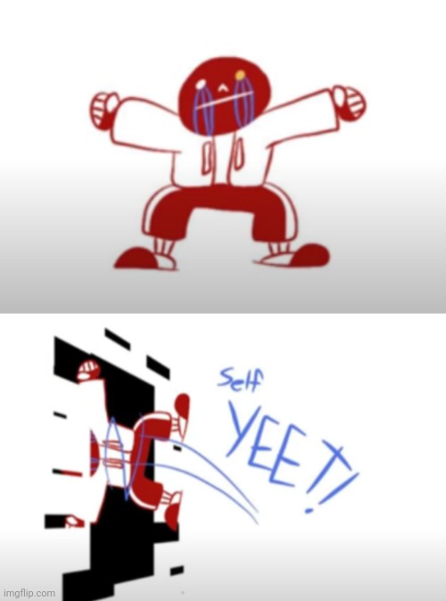 Self yeet | image tagged in error self yeet | made w/ Imgflip meme maker