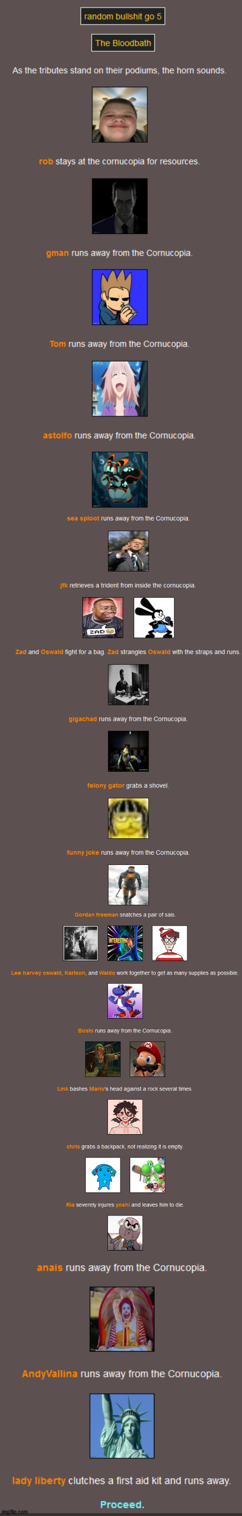 Part 1: the bloodbath | image tagged in memes,blank transparent square | made w/ Imgflip meme maker