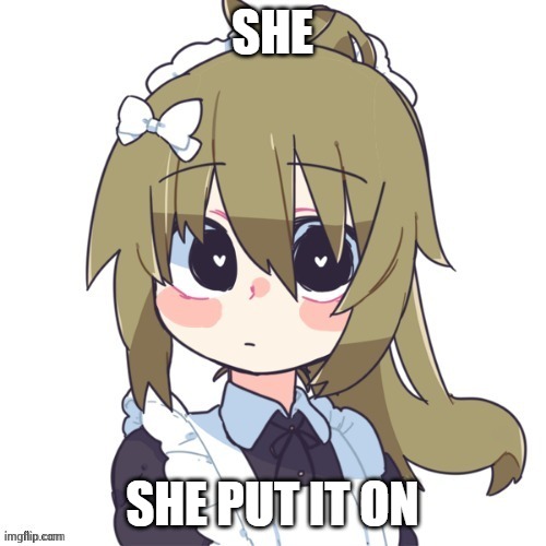 SHE SHE PUT IT ON | made w/ Imgflip meme maker