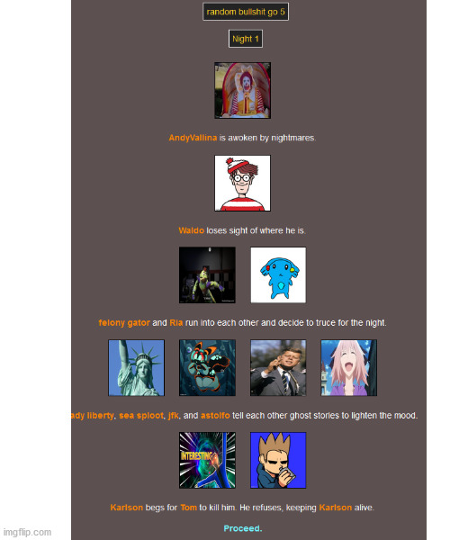 part 4: night 1 | image tagged in memes,blank transparent square | made w/ Imgflip meme maker