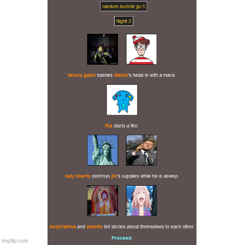 part 6: night 2 | image tagged in hunger games | made w/ Imgflip meme maker