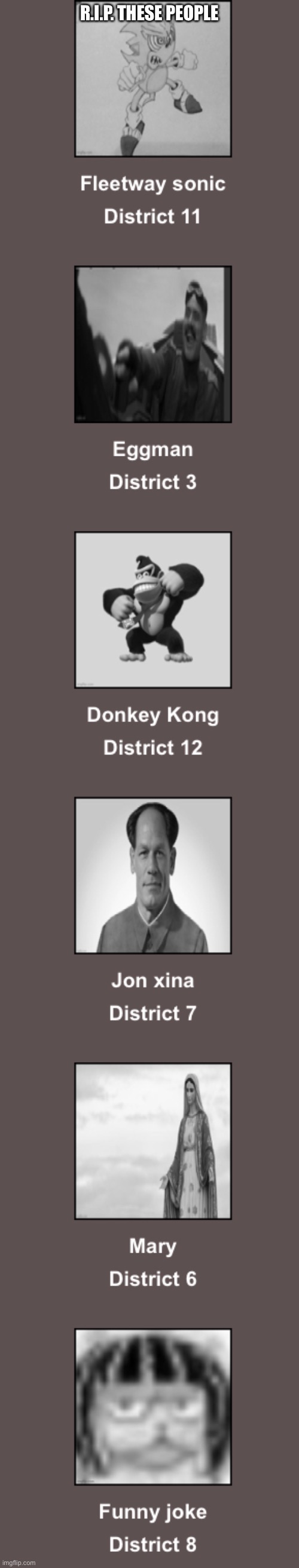 R.I.P. THESE PEOPLE | made w/ Imgflip meme maker