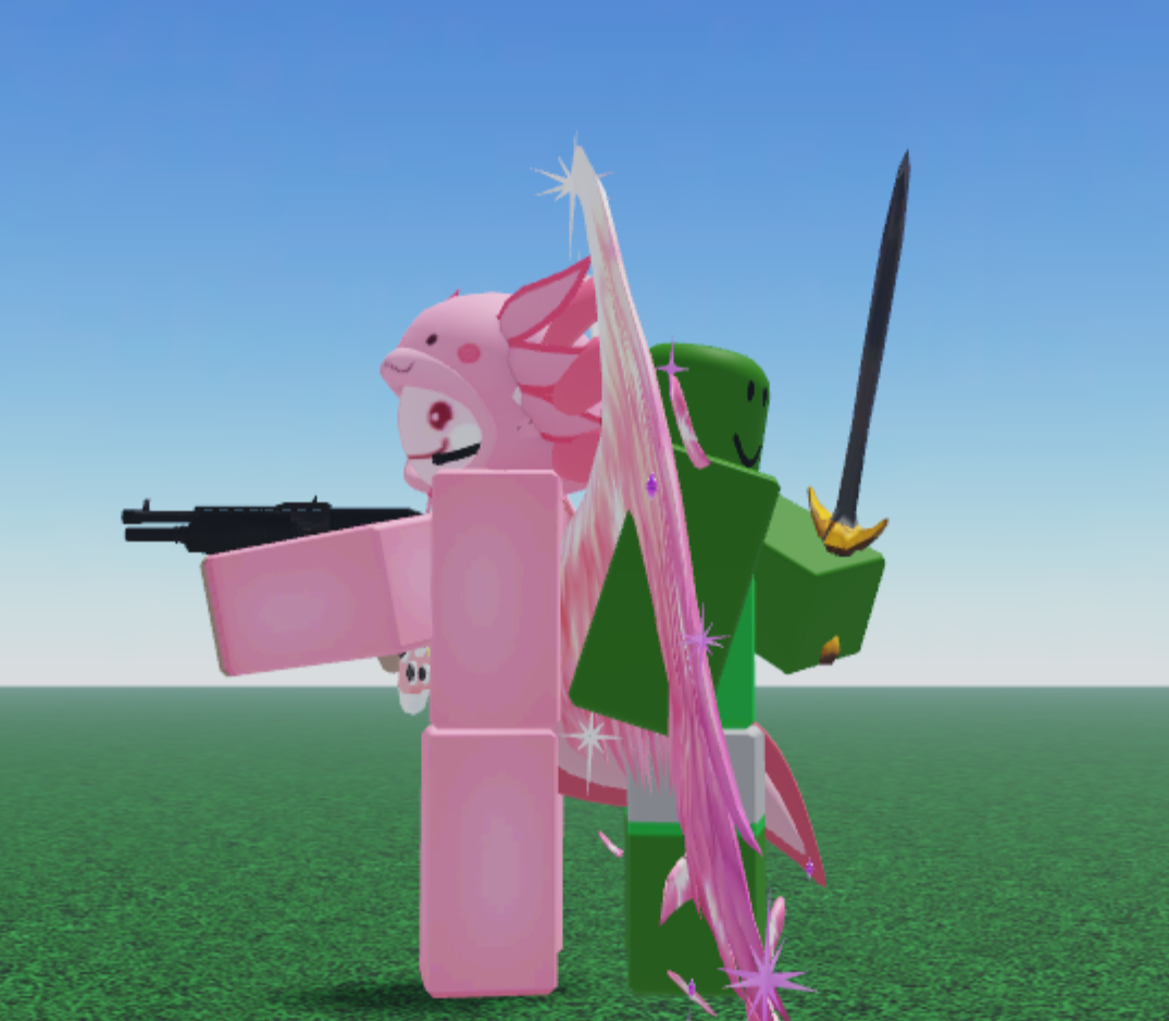 Ronxlotl And Parlo With Guns Blank Meme Template