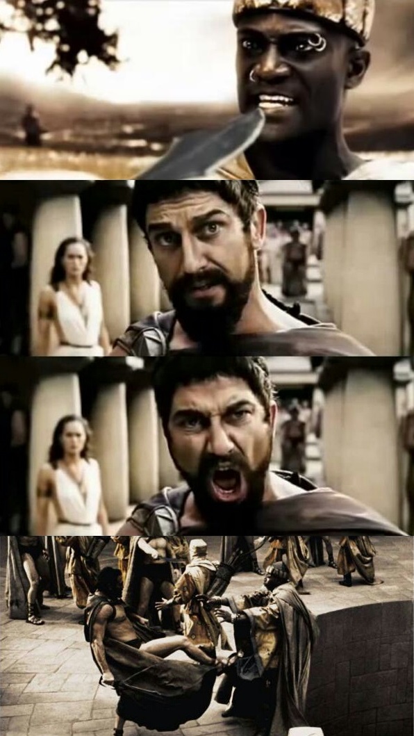 This is Sparta (Full) Blank Meme Template