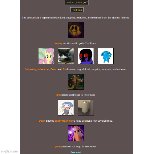 f**k you dawn | image tagged in hunger games | made w/ Imgflip meme maker