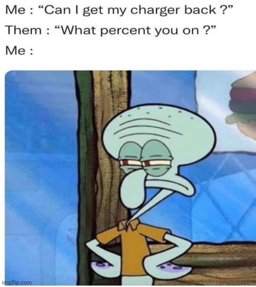 image tagged in memes,charger,one percent,squidward | made w/ Imgflip meme maker