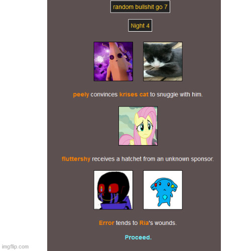 error x ria | image tagged in hunger games | made w/ Imgflip meme maker