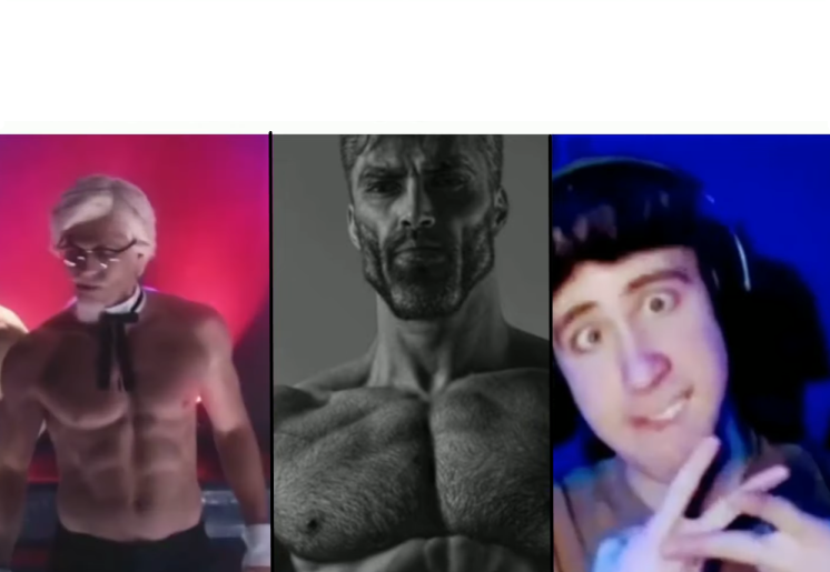 giga chad vs femboy Memes & GIFs - Imgflip