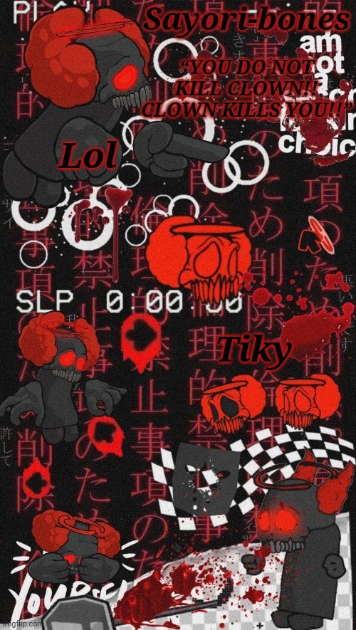 Expurgation Temp | Lol; Tiky | image tagged in expurgation temp | made w/ Imgflip meme maker