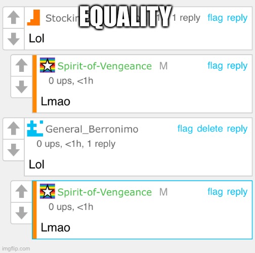 EQUALITY | made w/ Imgflip meme maker