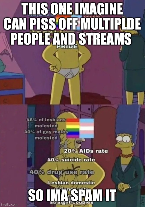 lgbtq+ truth | THIS ONE IMAGINE CAN PISS OFF MULTIPLDE PEOPLE AND STREAMS; SO IMA SPAM IT | image tagged in lgbtq truth | made w/ Imgflip meme maker