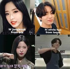 Loona and bts Blank Meme Template