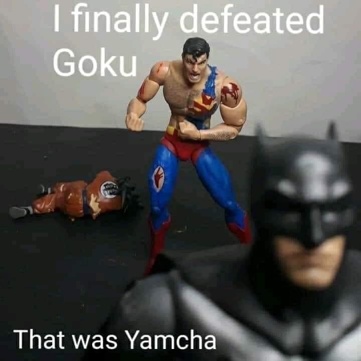 I finally defeated Goku Blank Meme Template